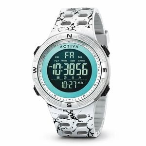 Activa White Digital Sports Watch